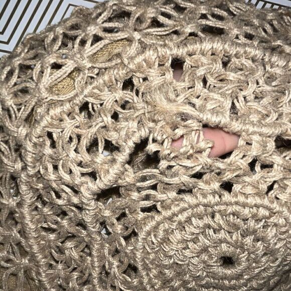 Woven Straw‎ Bag Braided Jute Shoulder Handbag - Picture 7 of 11